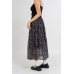 Floral Tiered Maxi Skirt
